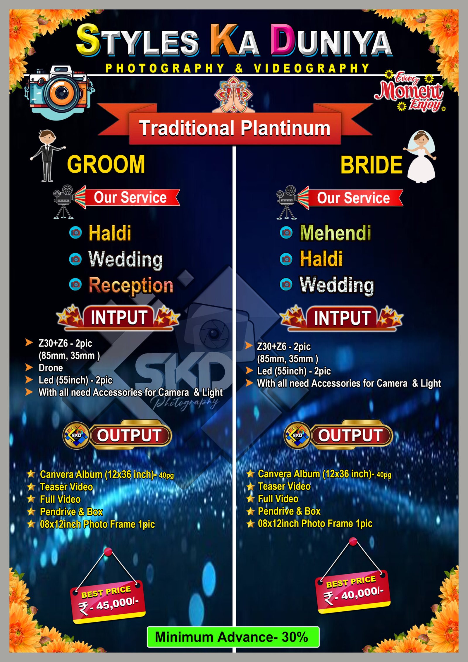 Bride side Traditional Platinum Package - Image 2
